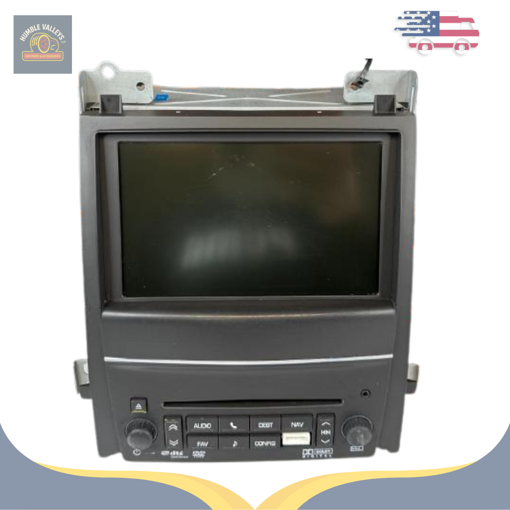 2011 Cadillac Escalade AM FM stereo DVD-navigation Radio Receiver Display GMQ — view 1