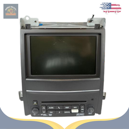 2011 Cadillac Escalade AM FM stereo DVD-navigation Radio Receiver Display GMQ — view 1