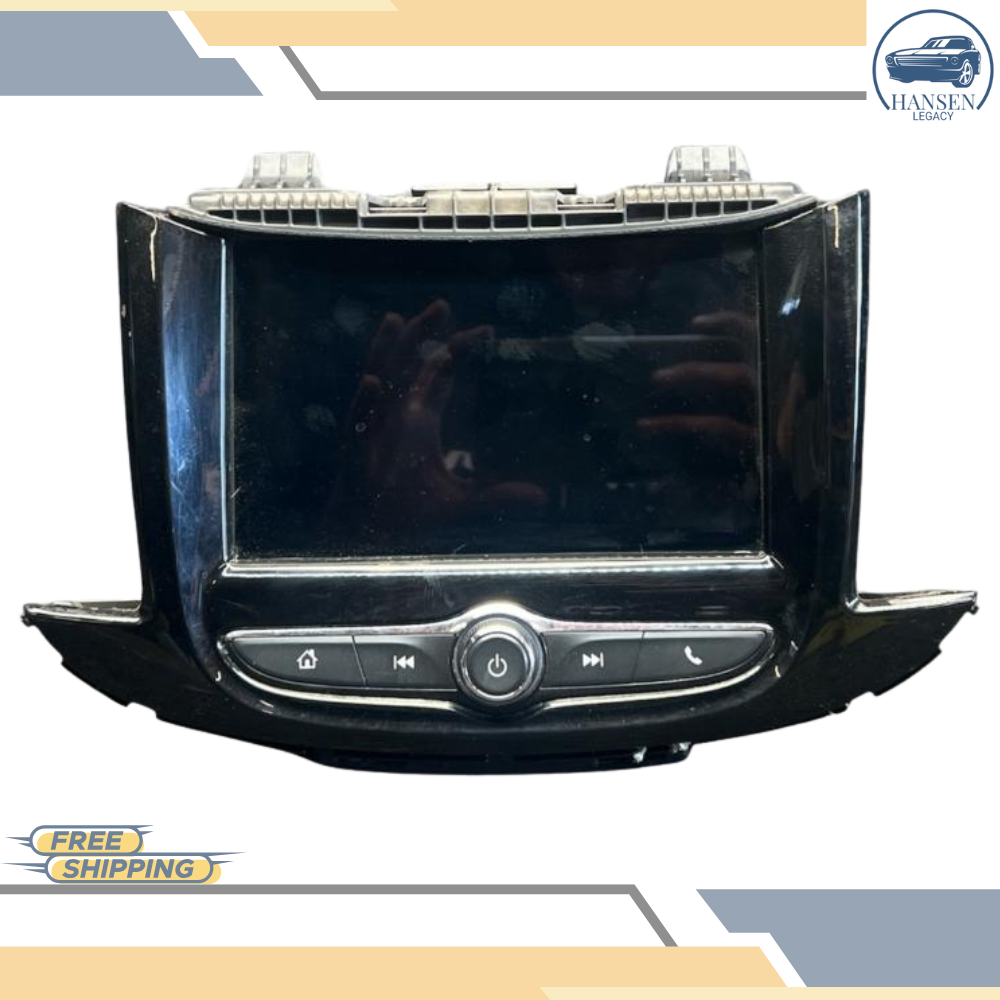 2018–2020 Chevrolet Sonic AM FM Radio Receiver Display Screen ID 84610605 OEM — view 1