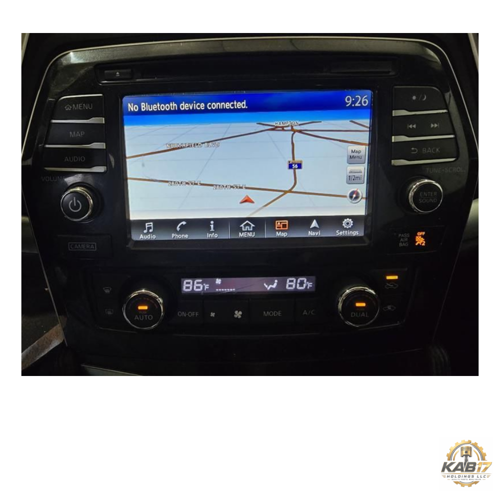 2016–2017 Nissan Maxima Navigation Display Radio Receiver OEM 16 17 — view 2