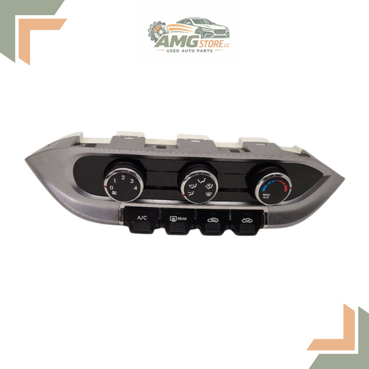 2012–2015 Kia Rio A/C Heater manual Temperature Climate Control (3 knob) OEM — view 1