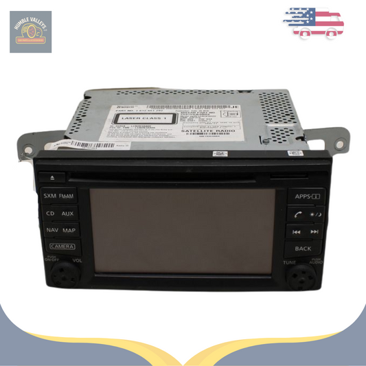 2015 Nissan Sentra CD Player Radio Receiver Navigation With Display Screen OEM — view 1