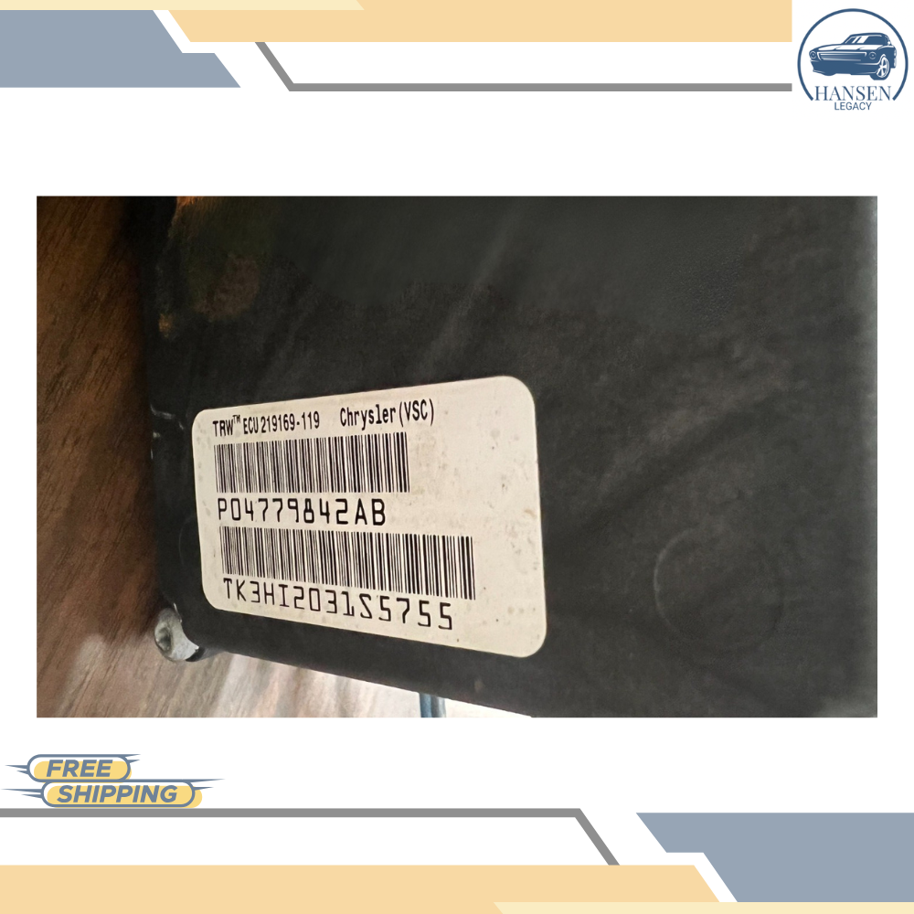 2012 Dodge Ram 1500 Pickup ABS Anti-Lock Brake Pump Actuator Control Module Assy — view 4