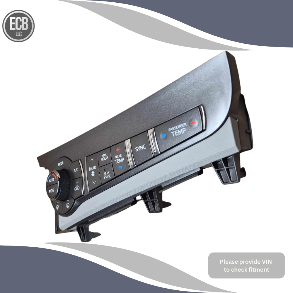 2011–2014 Toyota Sienna AC Heater Temperature Climate Control front AT OEM — view 3