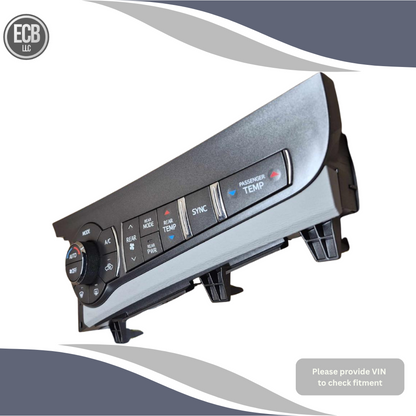 2011–2014 Toyota Sienna AC Heater Temperature Climate Control front AT OEM — view 3