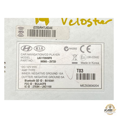 2012–2015 Hyundai Veloster Radio Display Receiver Satellite CD OEM — view 3