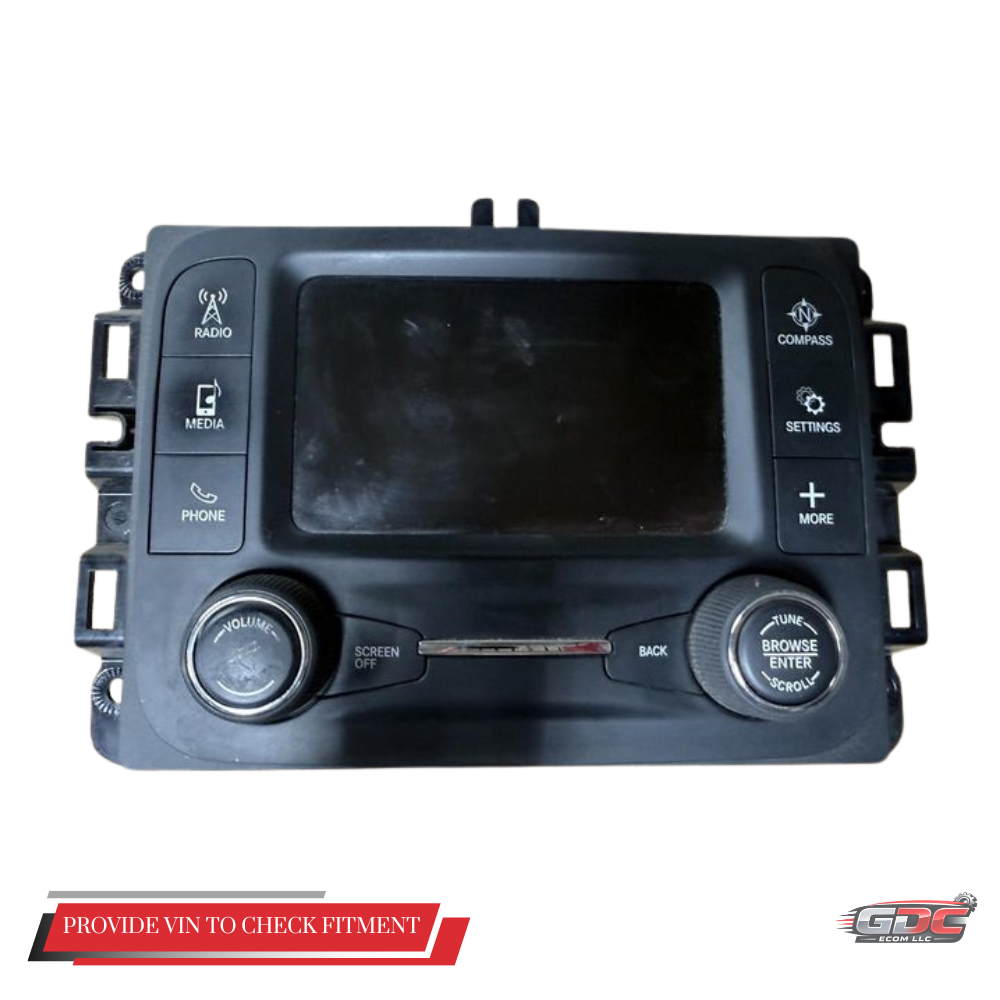 2018–2020 Dodge Ram 1500 AM FM Satellite Radio Display Receiver 5.0 Screen OEM — view 1