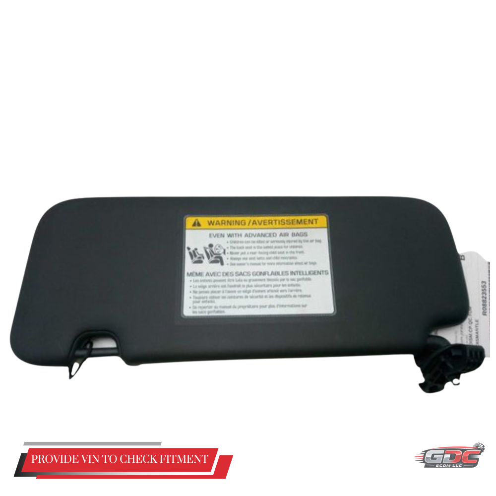 2019–2021 Kia Forte RH Passenger Sunvisor Sun Visor with Mirror OEM — view 1