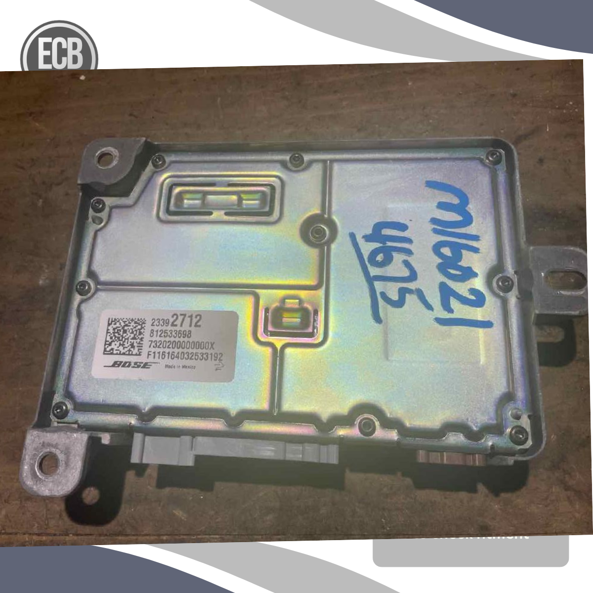 2016–2017 Chevrolet Malibu Bose Radio Amplifier Amp UQA NKC OEM 23392712 — view 2
