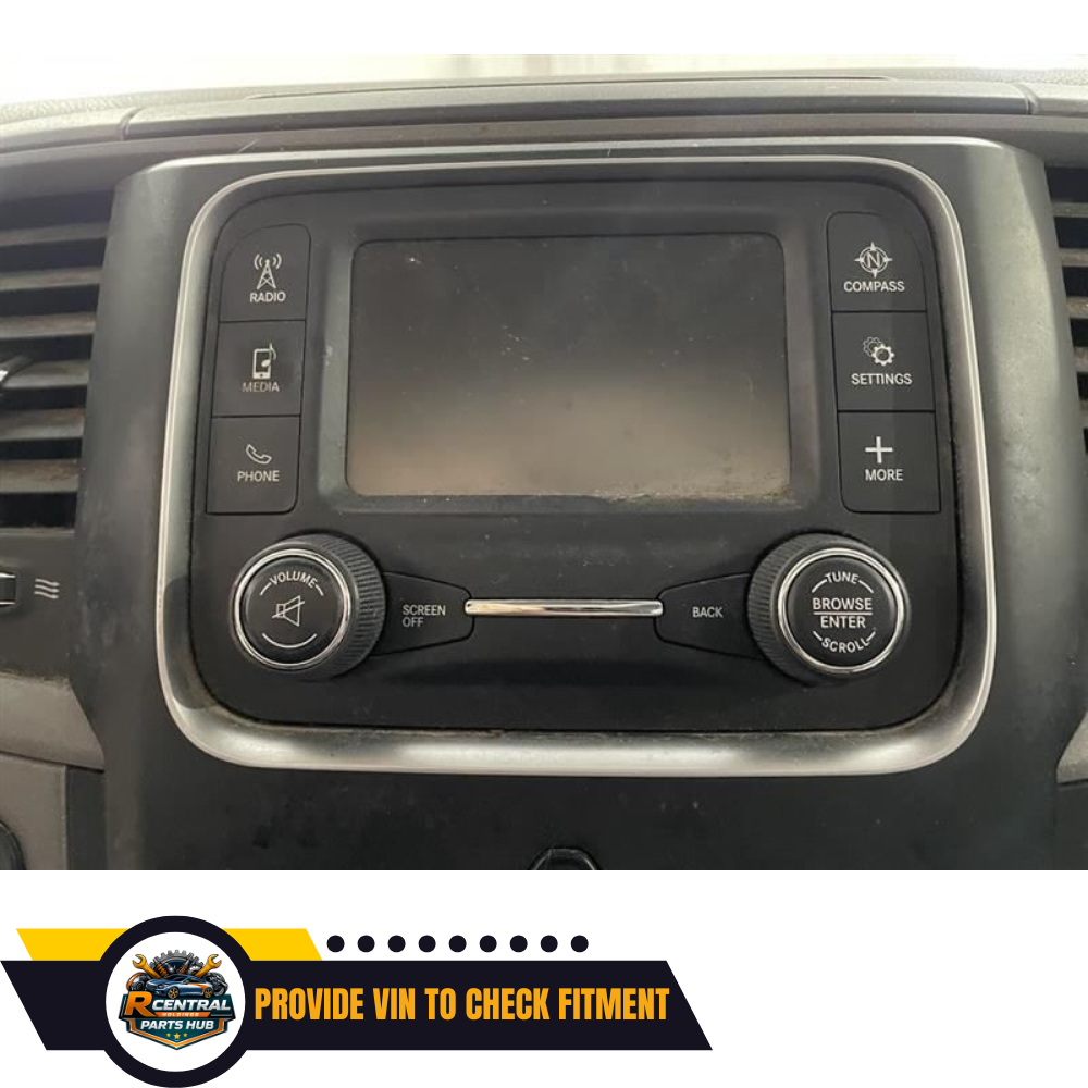 2013-16 Dodge Ram 1500 Multi Media Radio Reciever Bluetooth with satellite 5.0' OEM — view 2