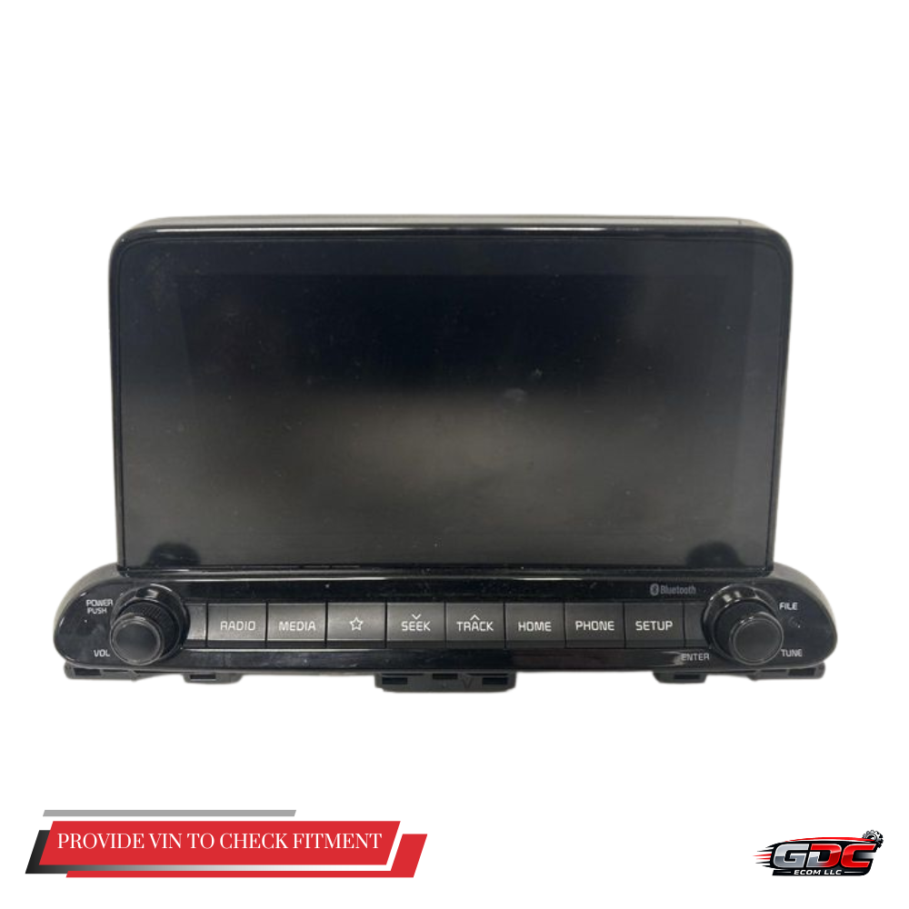 2019–2020 Kia Forte AM FM Radio Receiver Display Screen without Navigation OEM — view 1