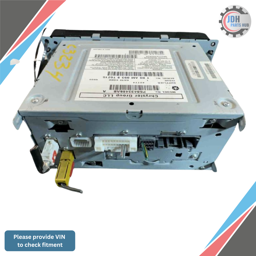 2013–2019 Dodge Caravan AM FM CD Satellite Radio Receiver RBZ — view 3