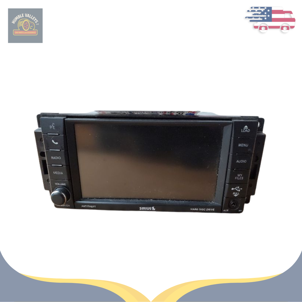 2012–2019 Chrysler Town & Country Radio MULTIMEDIA SATELLITE AM FM CD RBZ OEM — view 1