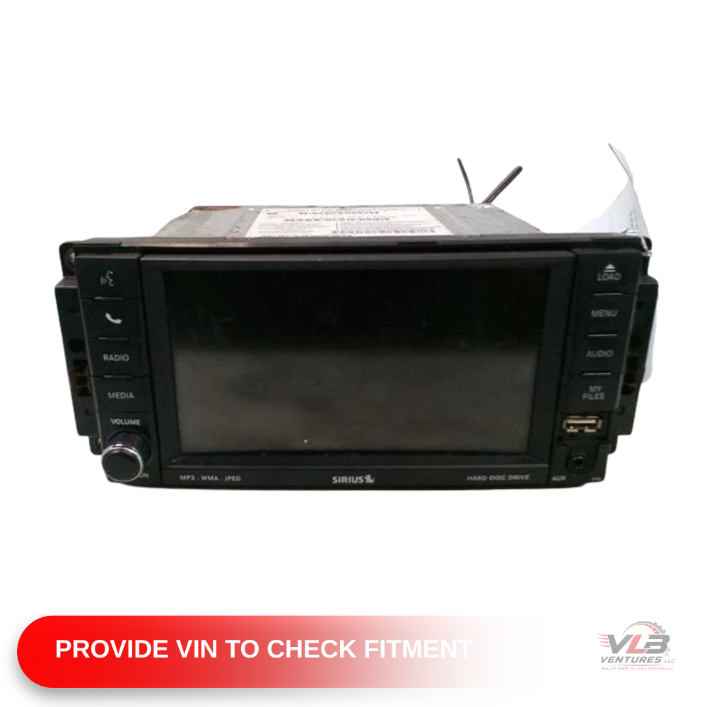 2011 Dodge Truck Ram 1500 AM FM Radio Receiver with Navigation with Display Screen OEM — view 2