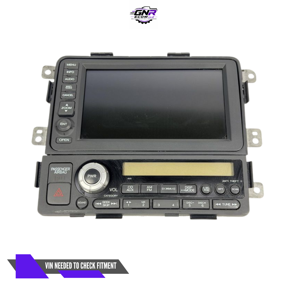 2006–2014 HONDA Ridgeline Navigation GPS Display Screen OEM — view 1