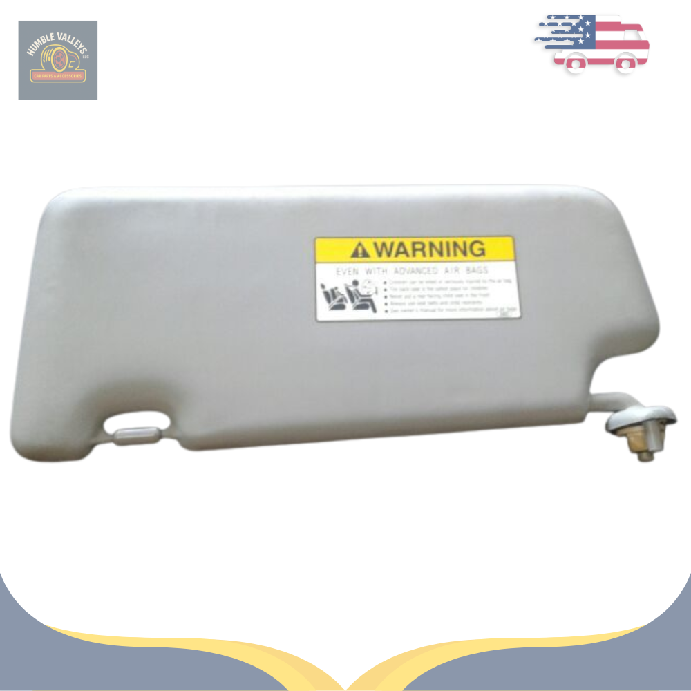 2012–2015 Honda Civic RH Passenger Sunvisor Sun Visor with Mirror OEM — view 1