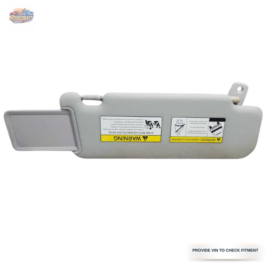 2011–2016 Kia Sportage LH Drive Sunvisor Sun Visor with Mirror & Extender OEM — view 1