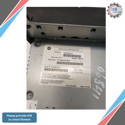 2013–2016 Dodge Dart AM FM CD Radio Receiver Option RAE — view 4