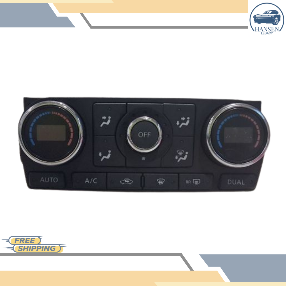 2007–2012 Nissan Altima A/C AC Heater Temperature Controls Unit 08 09 10 11 — view 2