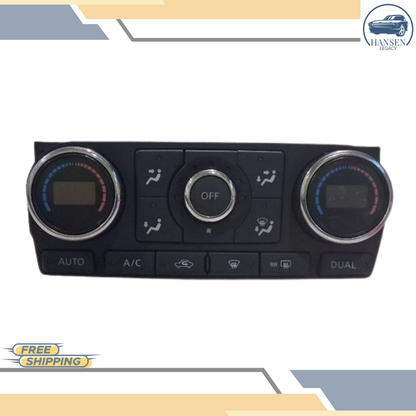 2007–2012 Nissan Altima A/C AC Heater Temperature Controls Unit 08 09 10 11 — view 2