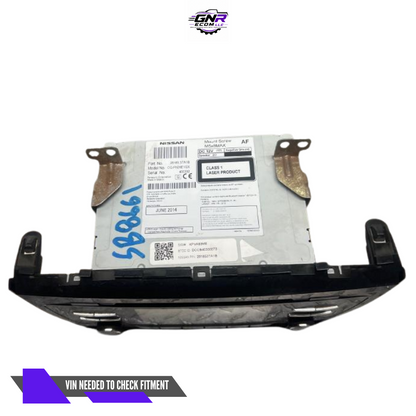 2013–2015 Nissan Altima Sedan AM FM CD Radio Receiver without Navigation 5" Display — view 2