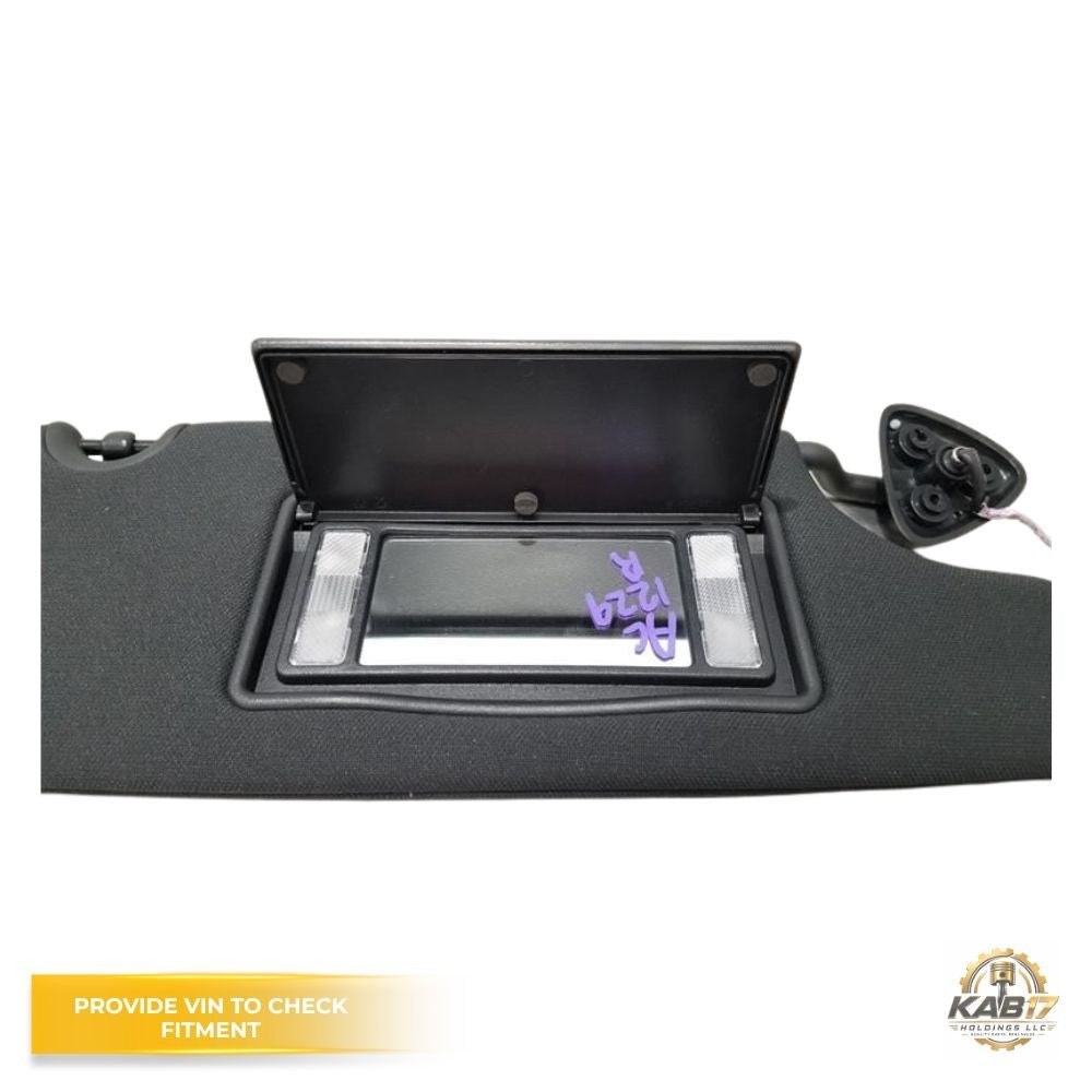 2018–2023 Dodge Challenger Sun Visor Right Passenger with Illumination Black OEM — view 3