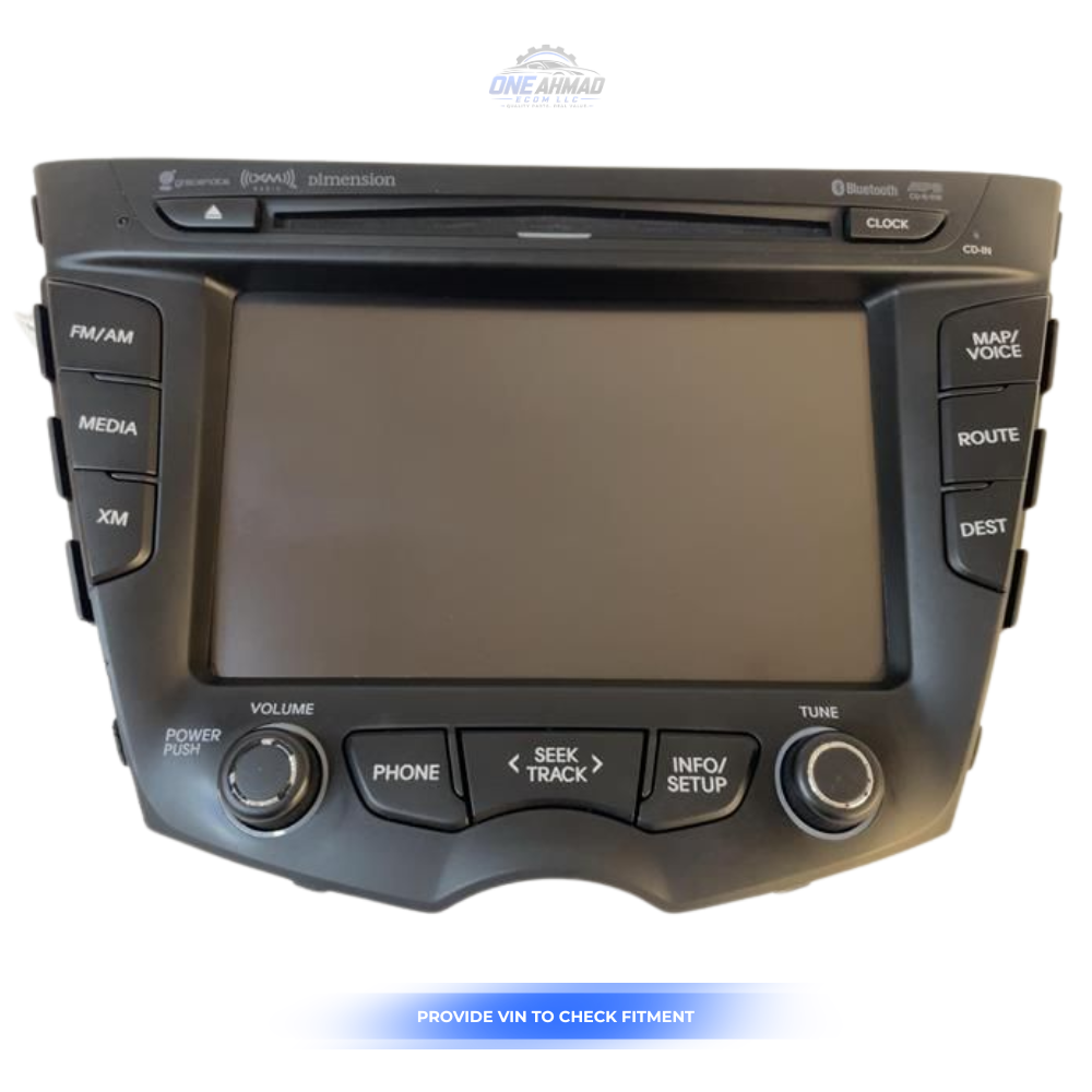2012–2015 Hyundai Veloster Radio Receiver Display Screen Navigation OEM — view 1