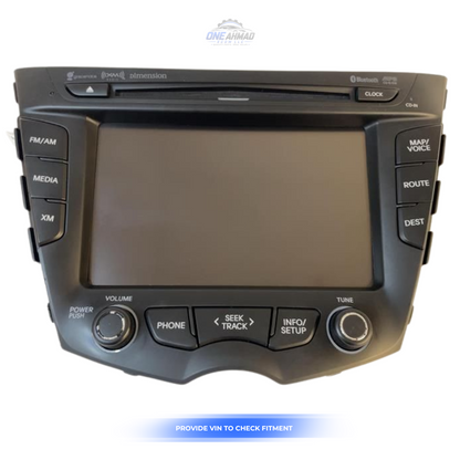 2012–2015 Hyundai Veloster Radio Receiver Display Screen Navigation OEM — view 1