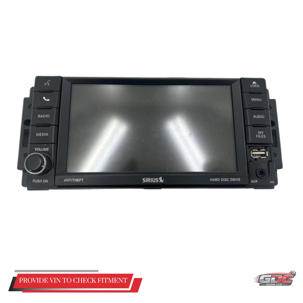 2012 Jeep Liberty AM FM CD AUX DVD Navigation Radio RHB with Satellite OEM — view 1