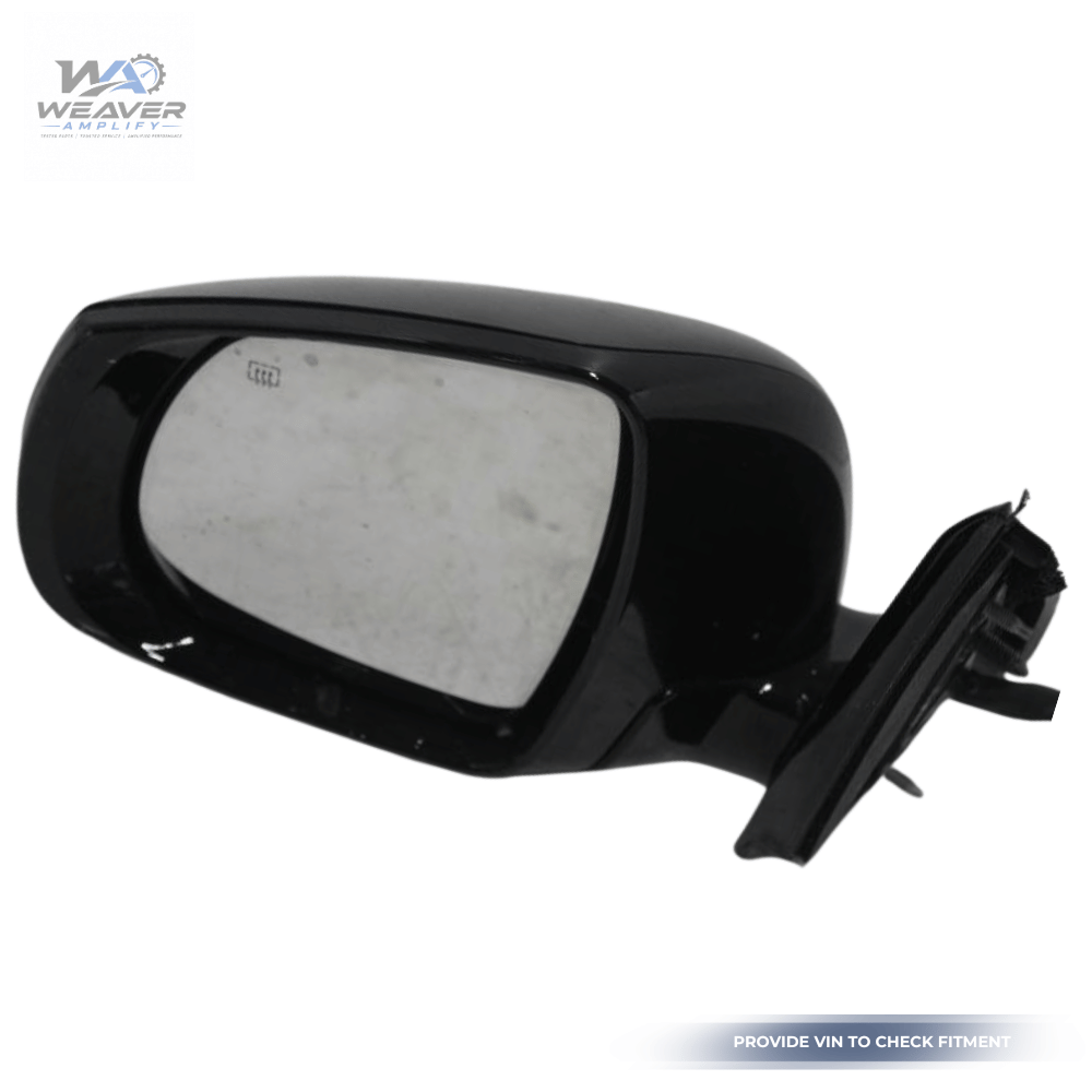 2017–2020 Infiniti QX60 Left Driver Side Door Mirror Assembly Black Power Heated — view 3