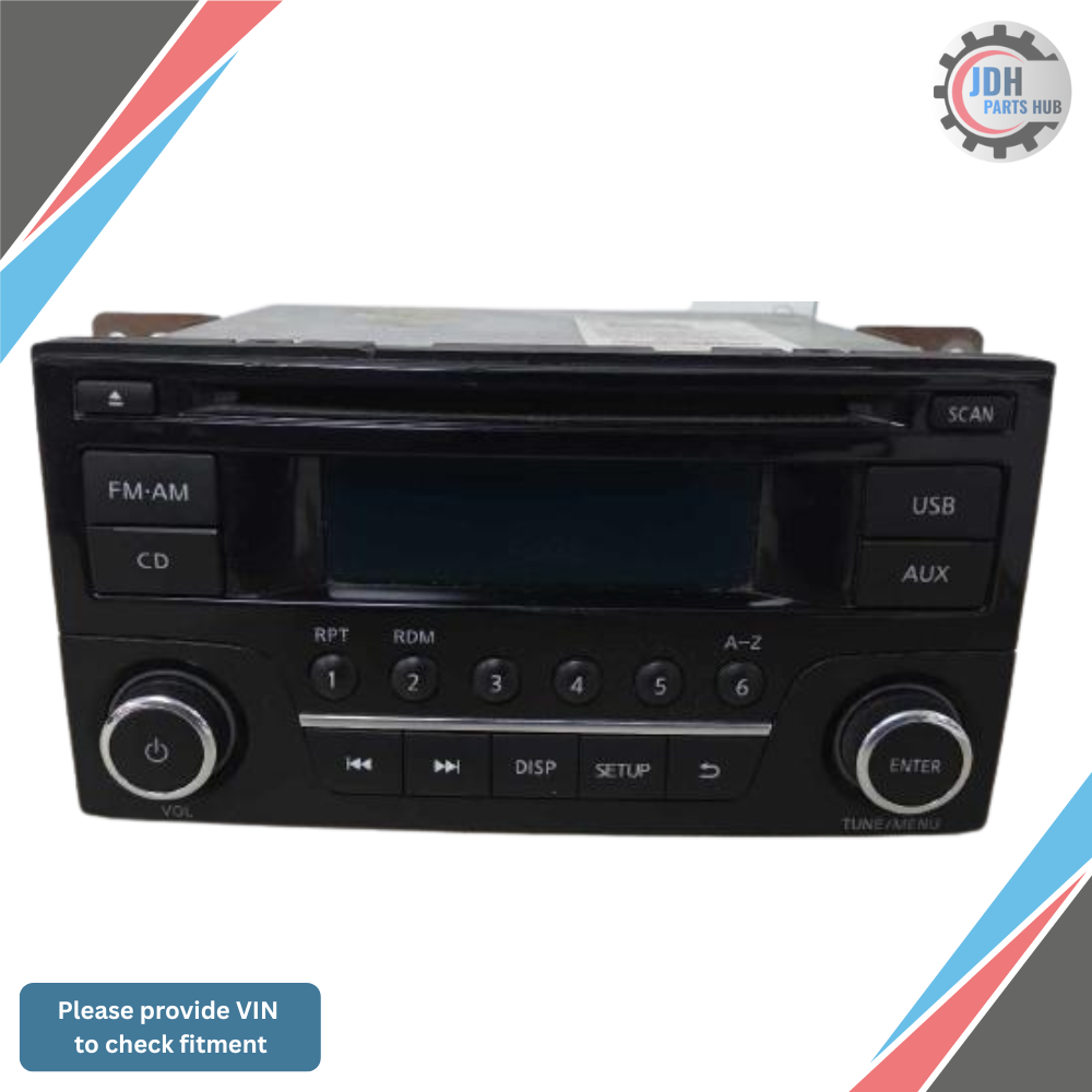2015–2017 Nissan Sentra Radio Receiver AM-FM-stereo-C<wbr/>D OEM — view 1