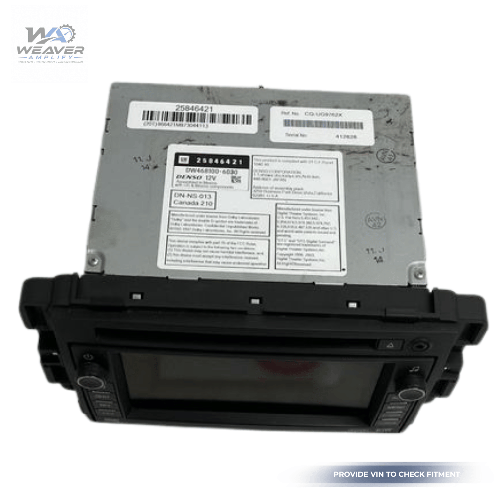 2007–2008 Chevrolet Tahoe AM FM CD DVD MP3 Navigation Radio UVB OEM 07 08 OEM — view 2
