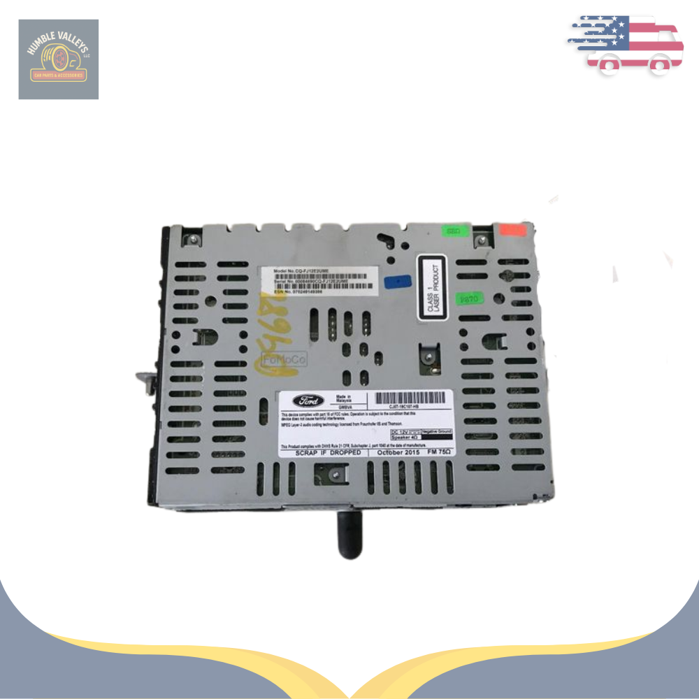 2015–2016 Ford Escape AM FM CD Radio Receiver CJ5T-19C107-HA — view 3