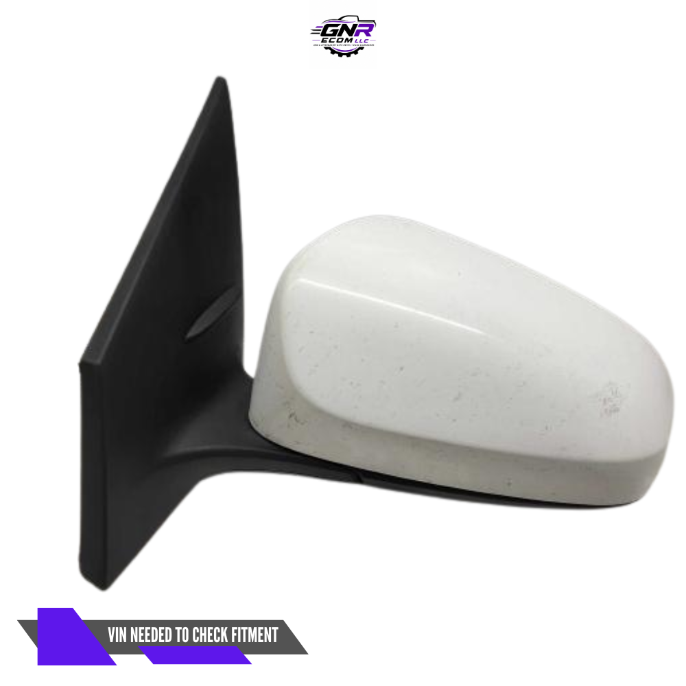 2014–2019 Toyota Corolla Left Driver Side View Door Mirror White OEM — view 4