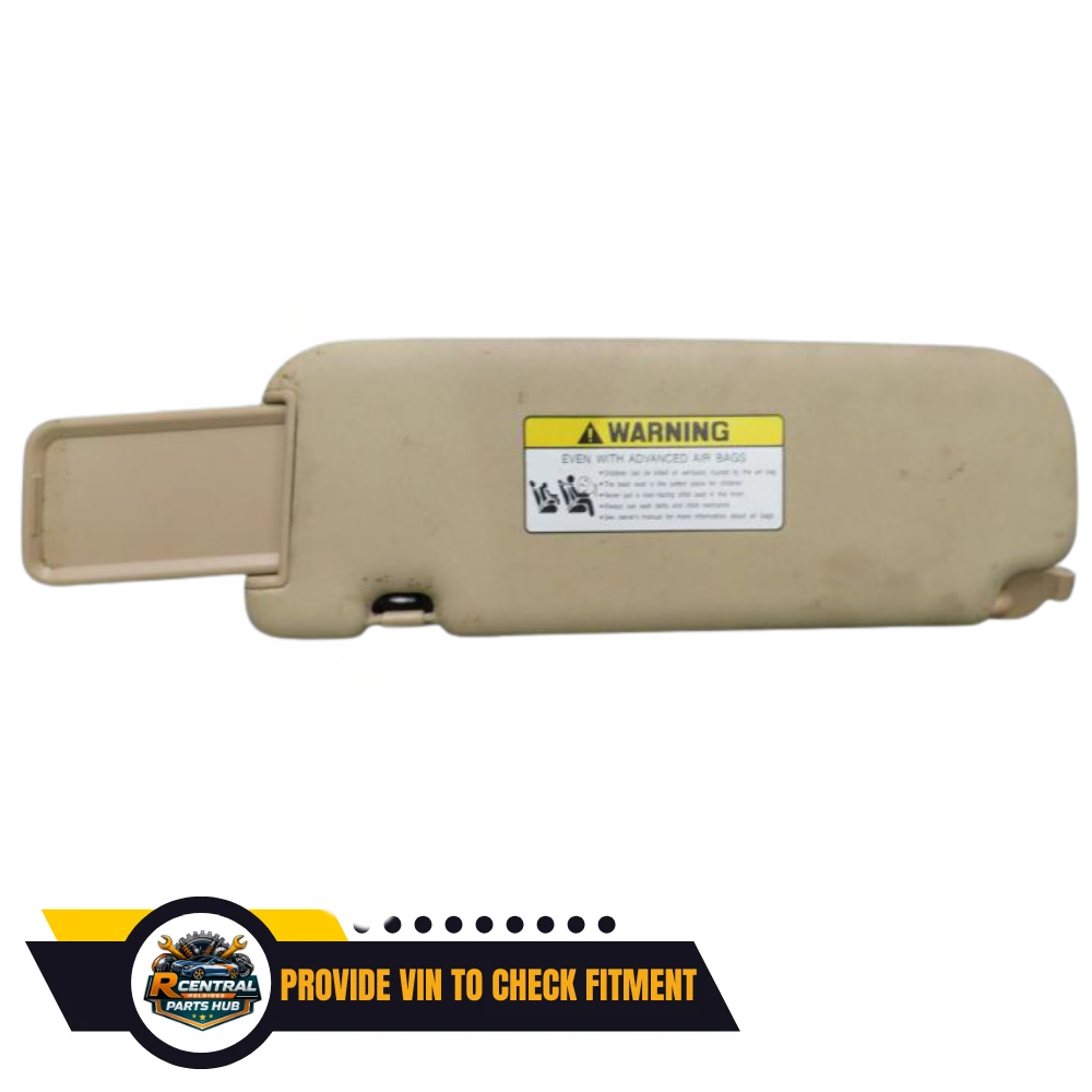2011–2013 Hyundai Elantra Passenger RH Sun Visor OEM — view 3