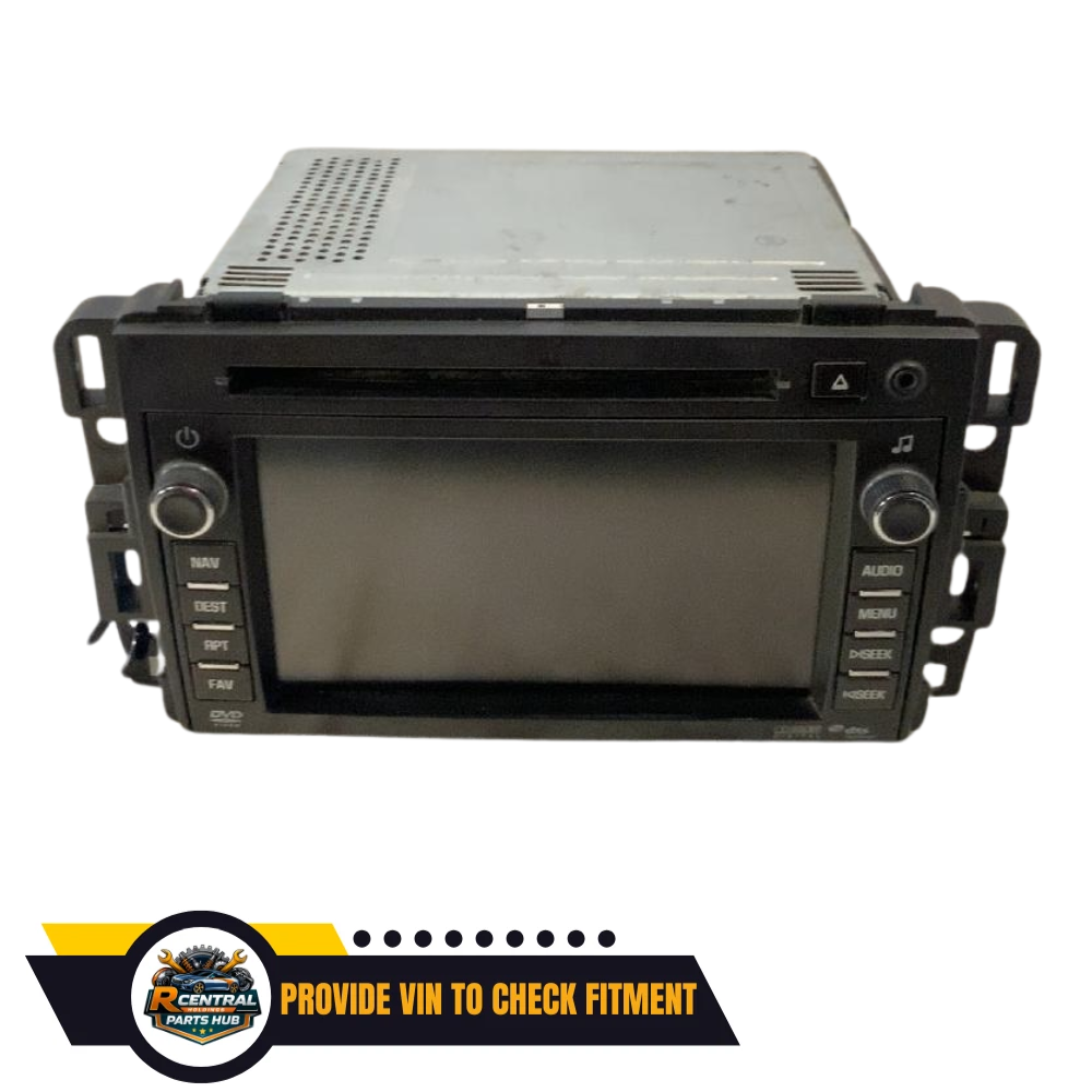 2010–2012 Chevrolet Traverse Navigation Radio Receiver with Display — view 1