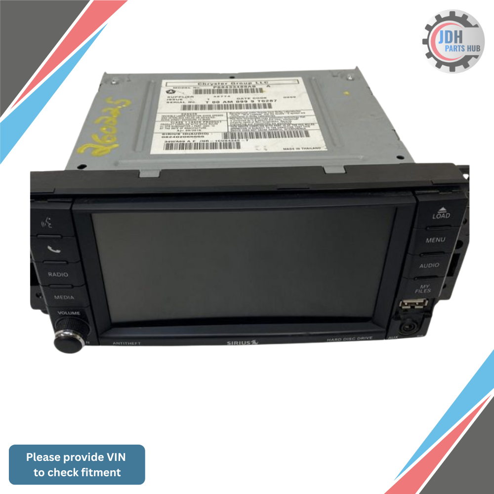 2013–2019 DODGE CARAVAN AM FM CD Navigation Radio Player Display Screen OEM RHB — view 1