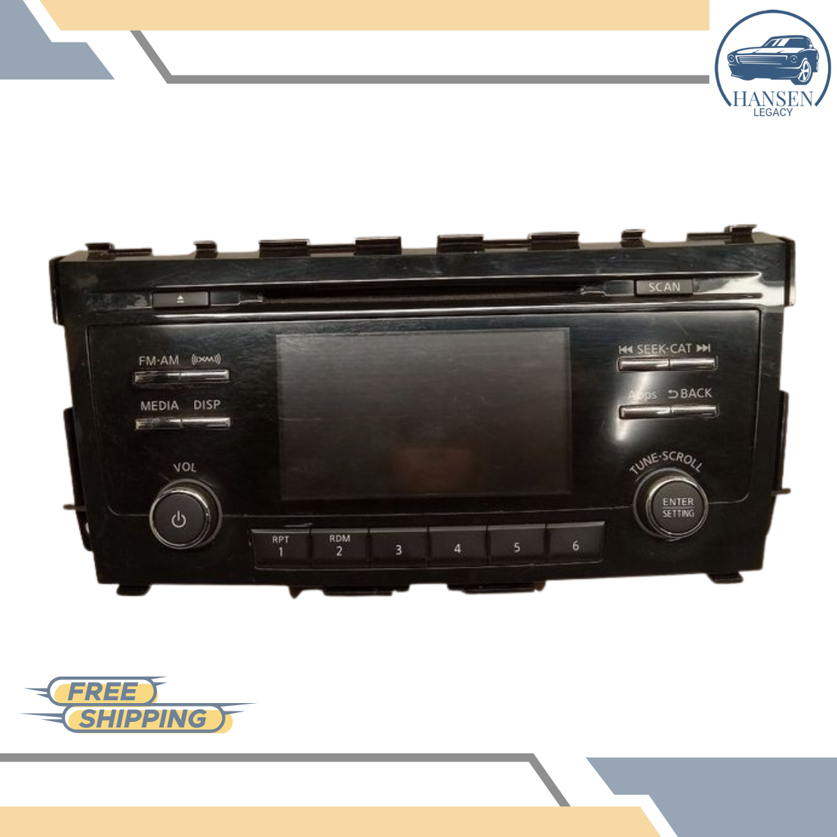 2013–2015 Nissan Altima AM FM CD Radio 5" Display without Navigation 13 14 15 — view 2