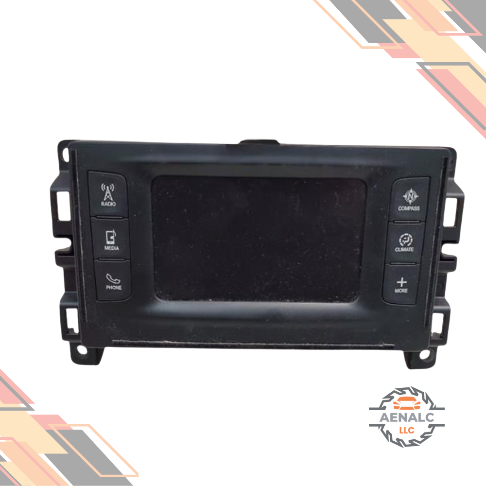 2017 Jeep Cherokee Radio Receiver 5" Display Screen ID 68292885AB 17 — view 1