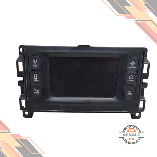 2017 Jeep Cherokee Radio Receiver 5" Display Screen ID 68292885AB 17 — view 1
