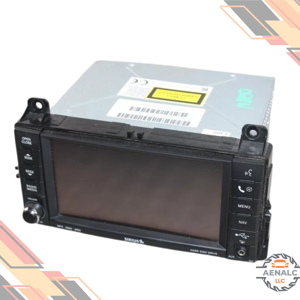 2011 Jeep Grand Cherokee Radio Receiver Display Screen Navigation OEM — view 2