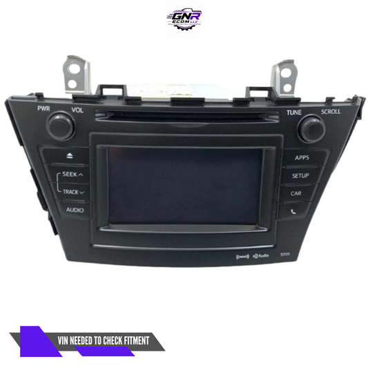2012–2014 Toyota Prius Touch Screen Stereo AM FM XM HD Radio CD Player OEM — view 1