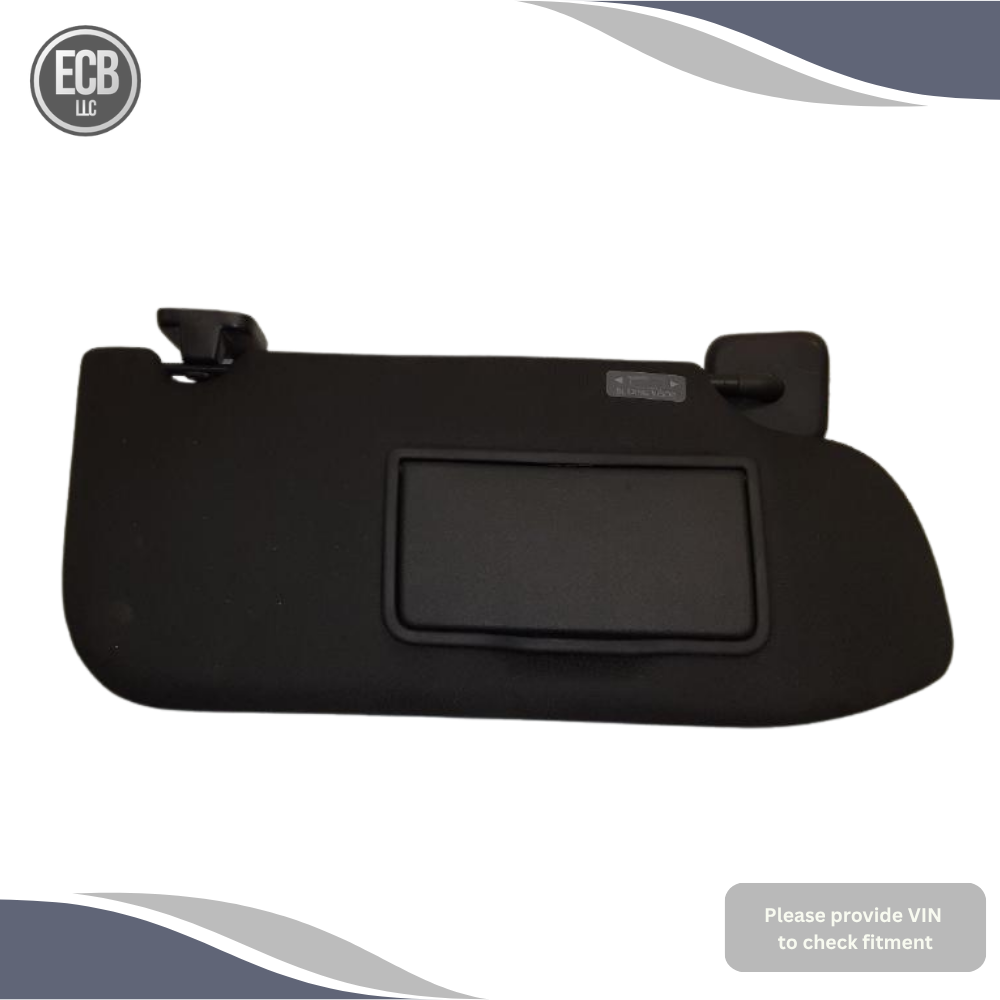 2013–2019 Ford Taurus RH Passenger Sunvisor Sun Visor with Mirror & Light OEM — view 2
