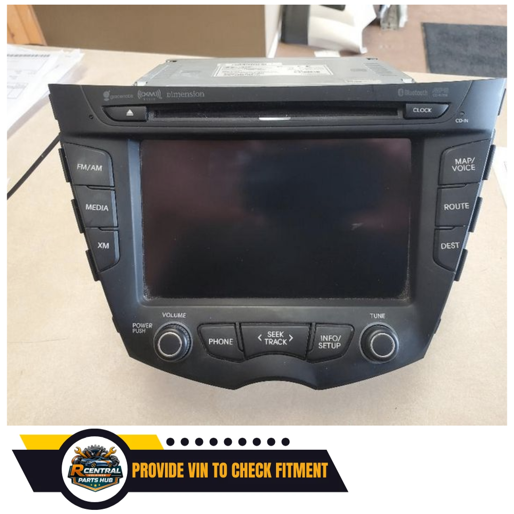 2012–2015 Hyundai Veloster Radio Receiver Display Screen with Navigation — view 1