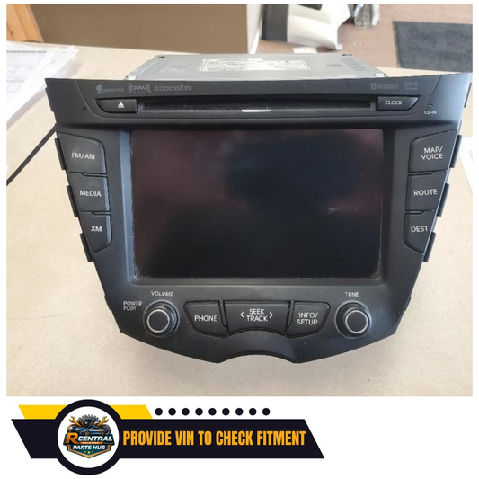 2012–2015 Hyundai Veloster Radio Receiver Display Screen with Navigation — view 1