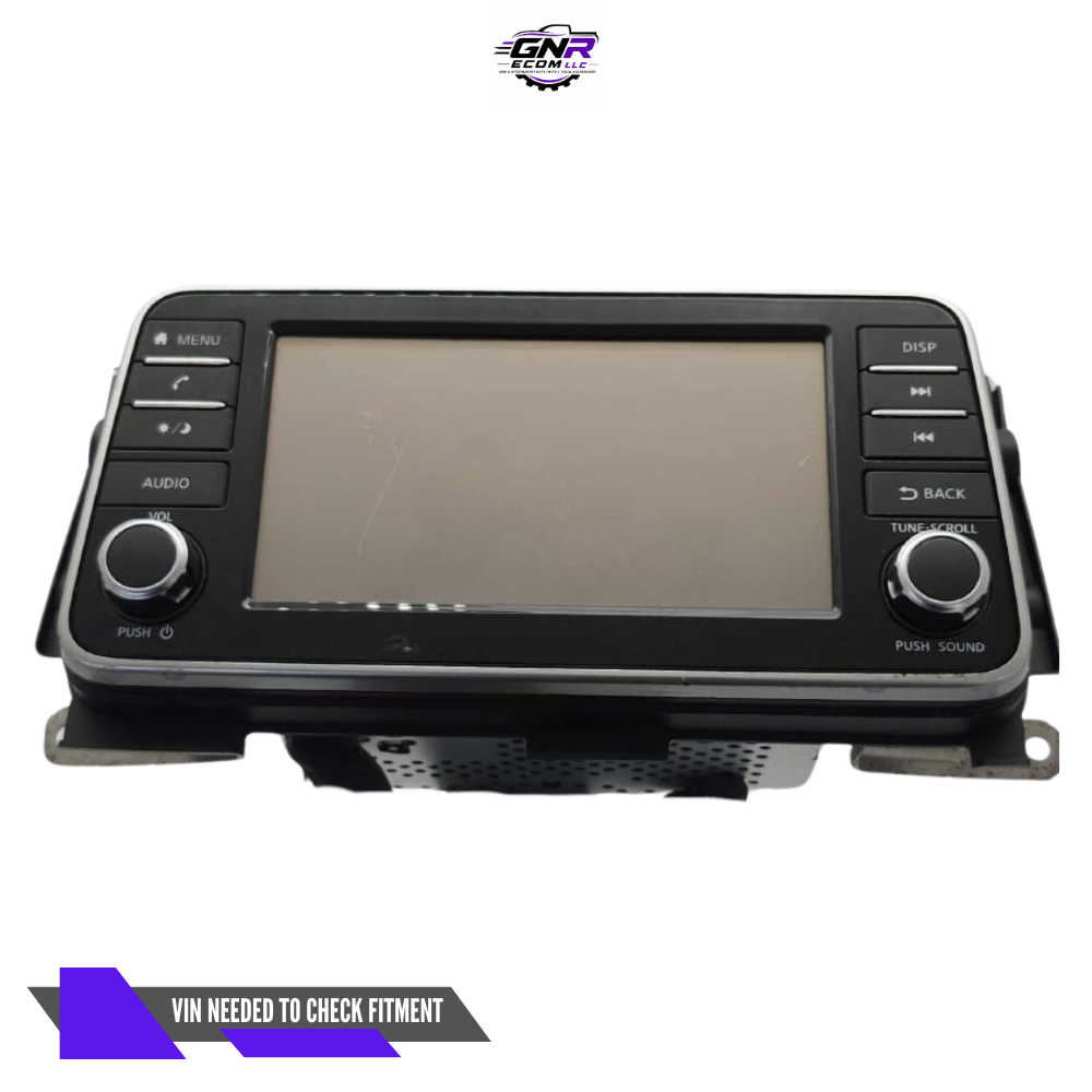2020 Nissan Versa Satellite Radio Display Screen without Navigation OEM — view 1