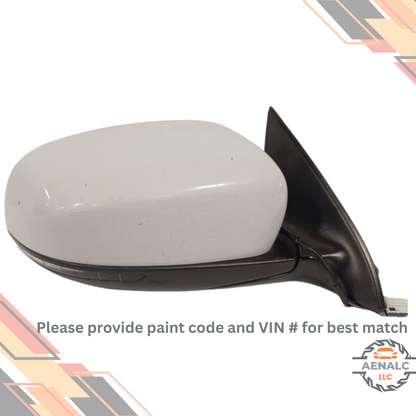 2014–2021 Jeep Cherokee Right Passenger Side View Door Mirror White OEM — view 1