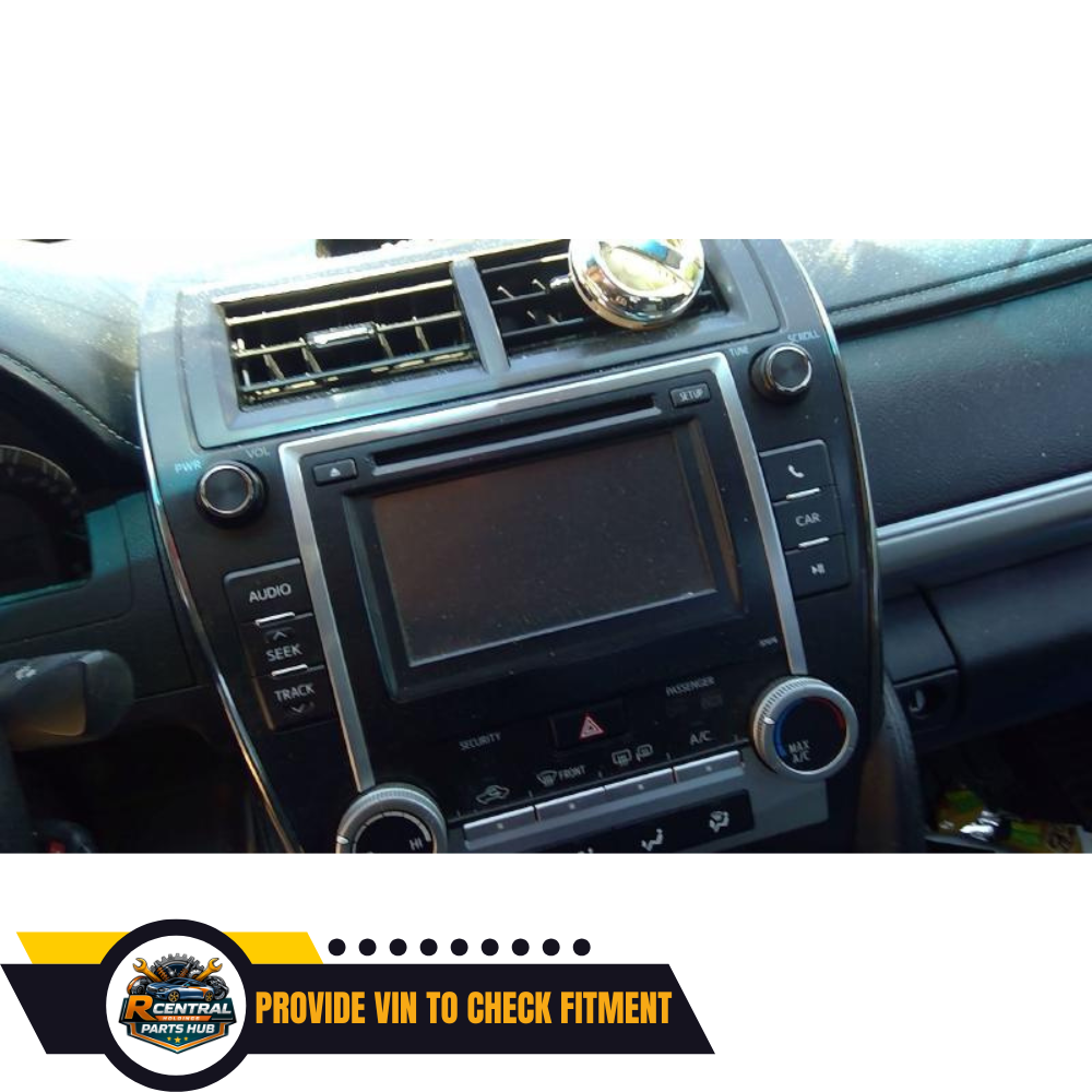 2013–2014 Toyota Camry Radio Receiver Player ID 57076 On Display Face OEM 13 14 — view 2