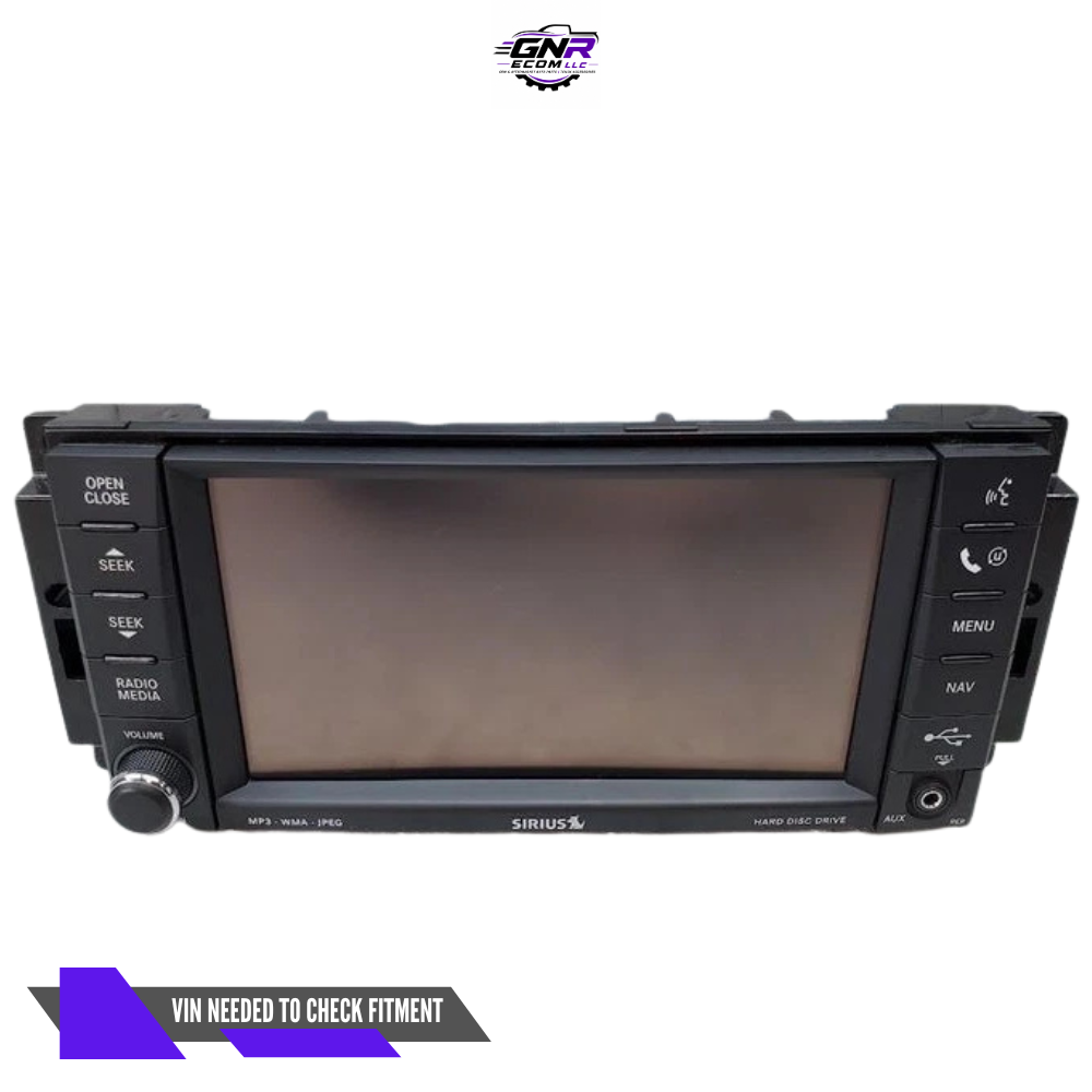 2008–2010 CHRYSLER JEEP DODGE AM-FM-DVD RADIO DISPLAY RECEIVER SATELLITE RER — view 1