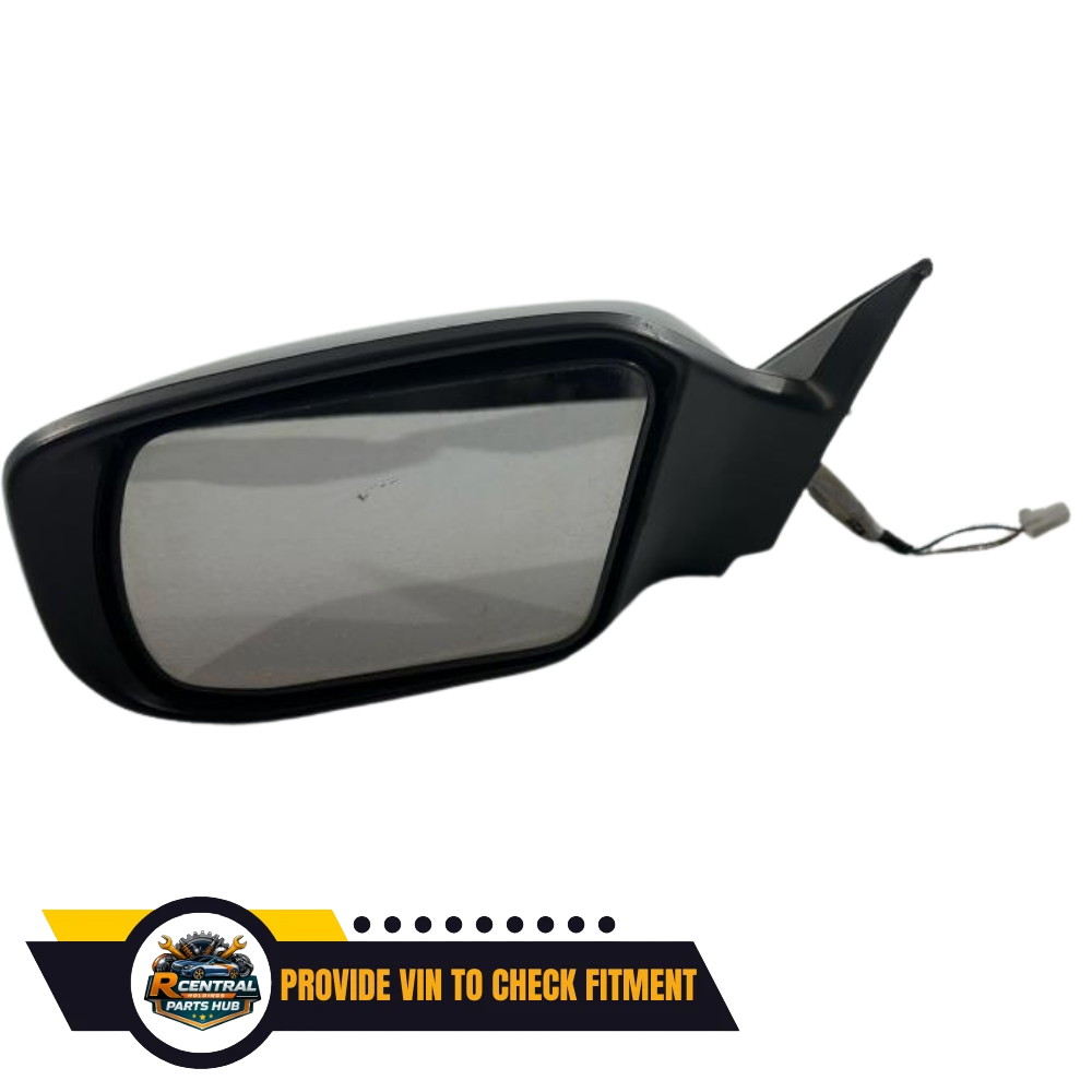 2007–2012 Nissan Altima Sedan Left Driver Side View Door Mirror black OEM — view 1